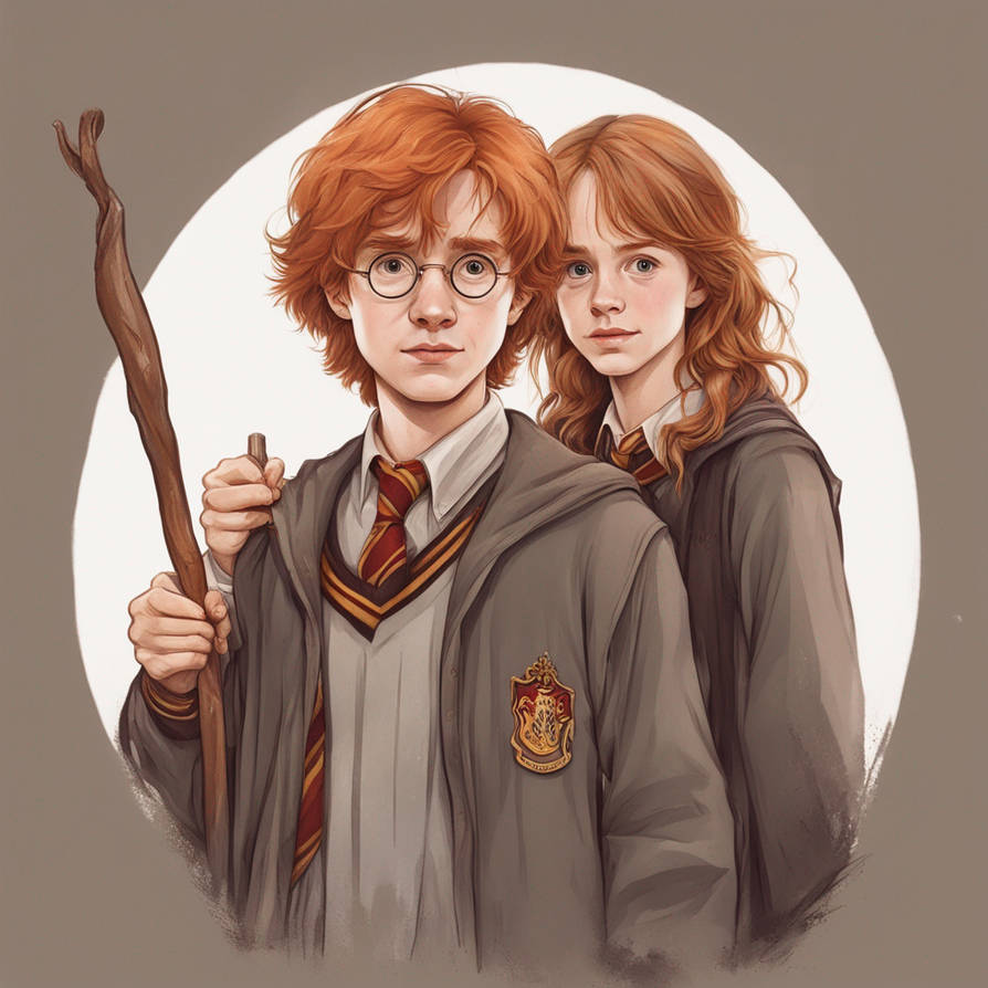 Ron Weasley and Hermione granger by Crazycoder016 on DeviantArt
