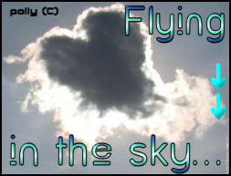 flying in the sky