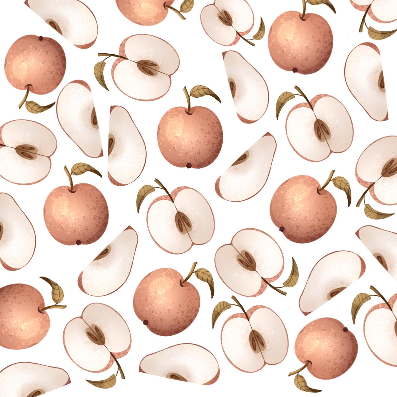 Apple Pattern Innocation Apple pattern by SanyaKreative on DeviantArt