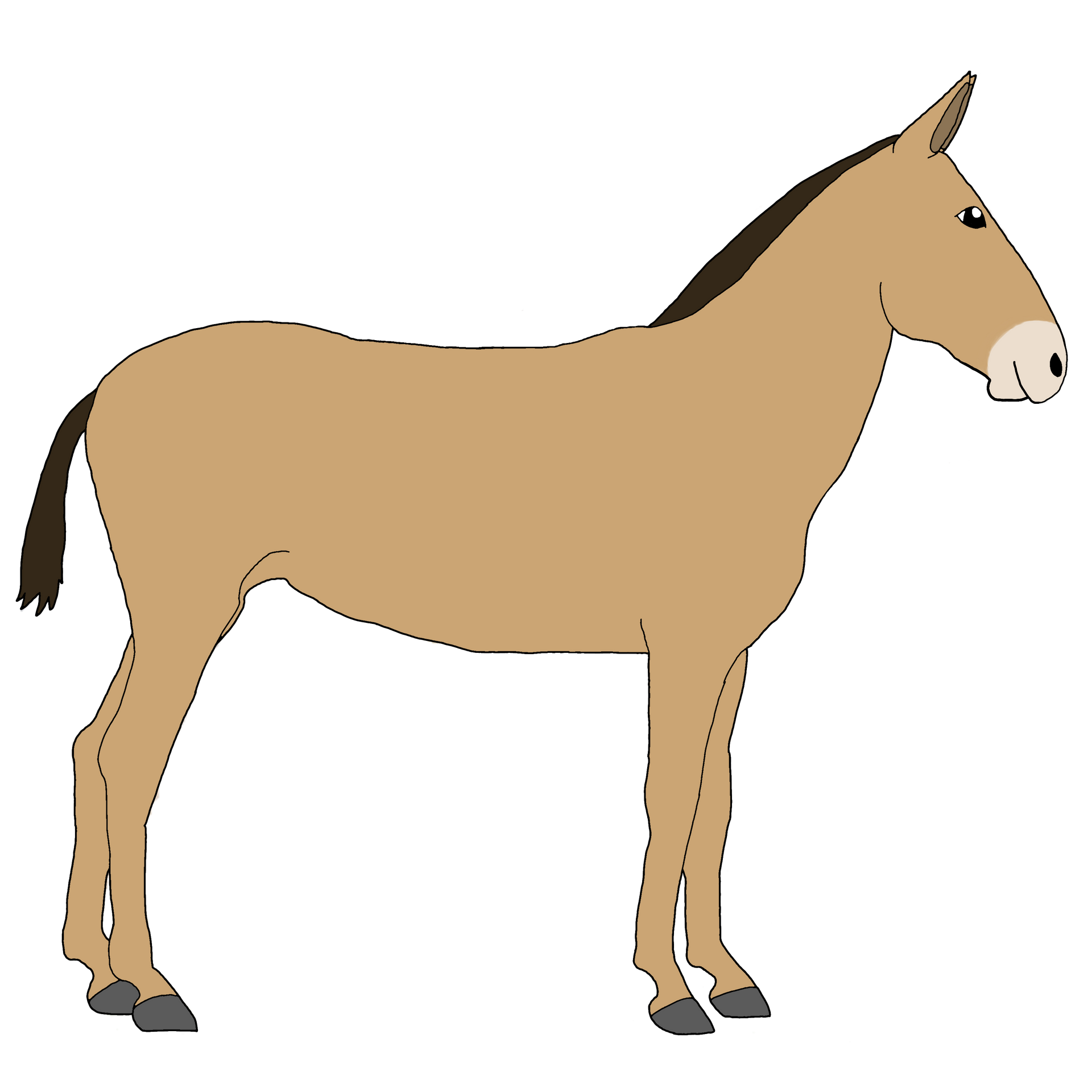 Mule Poop Mule render (digitaly edited) by Zillaphraktoi on DeviantArt