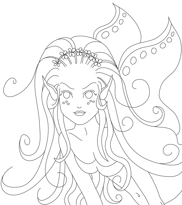 the Sprite - lineart