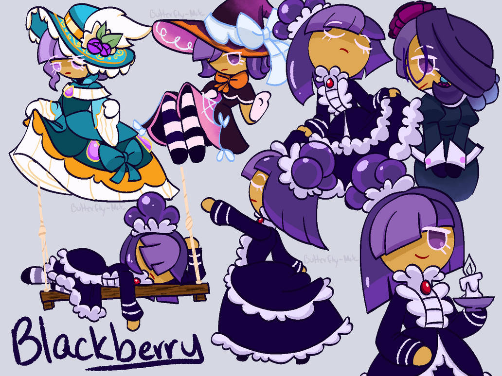Magicberry Deviantart Fanart Month | Day 1 | Blackberry Cookie by Butterfly-Mak on DeviantArt