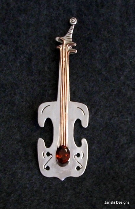 'Violin' Pendent