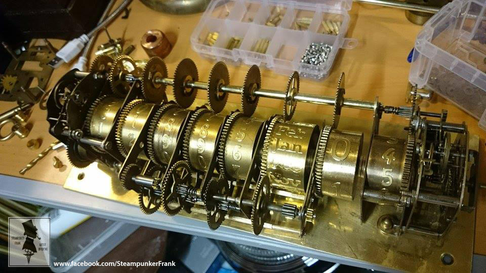 Steampunk Time Machine entry readout by steampunkerfrank on DeviantArt