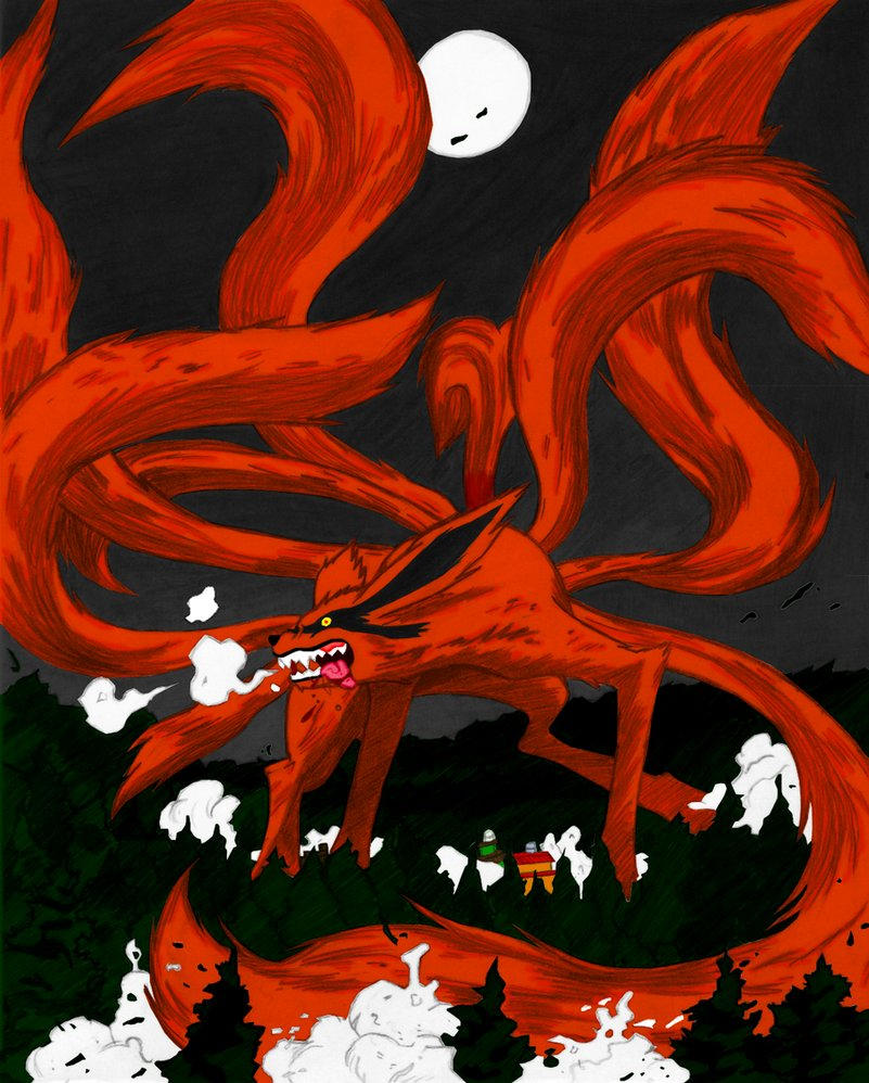 Девятихвостый лис 1938 отзывы. Курама девятихвостый демон Лис Кицунэ. Кицунэ Лис Наруто. Кумихо и курама. Девятихвостый Лис Наруто.