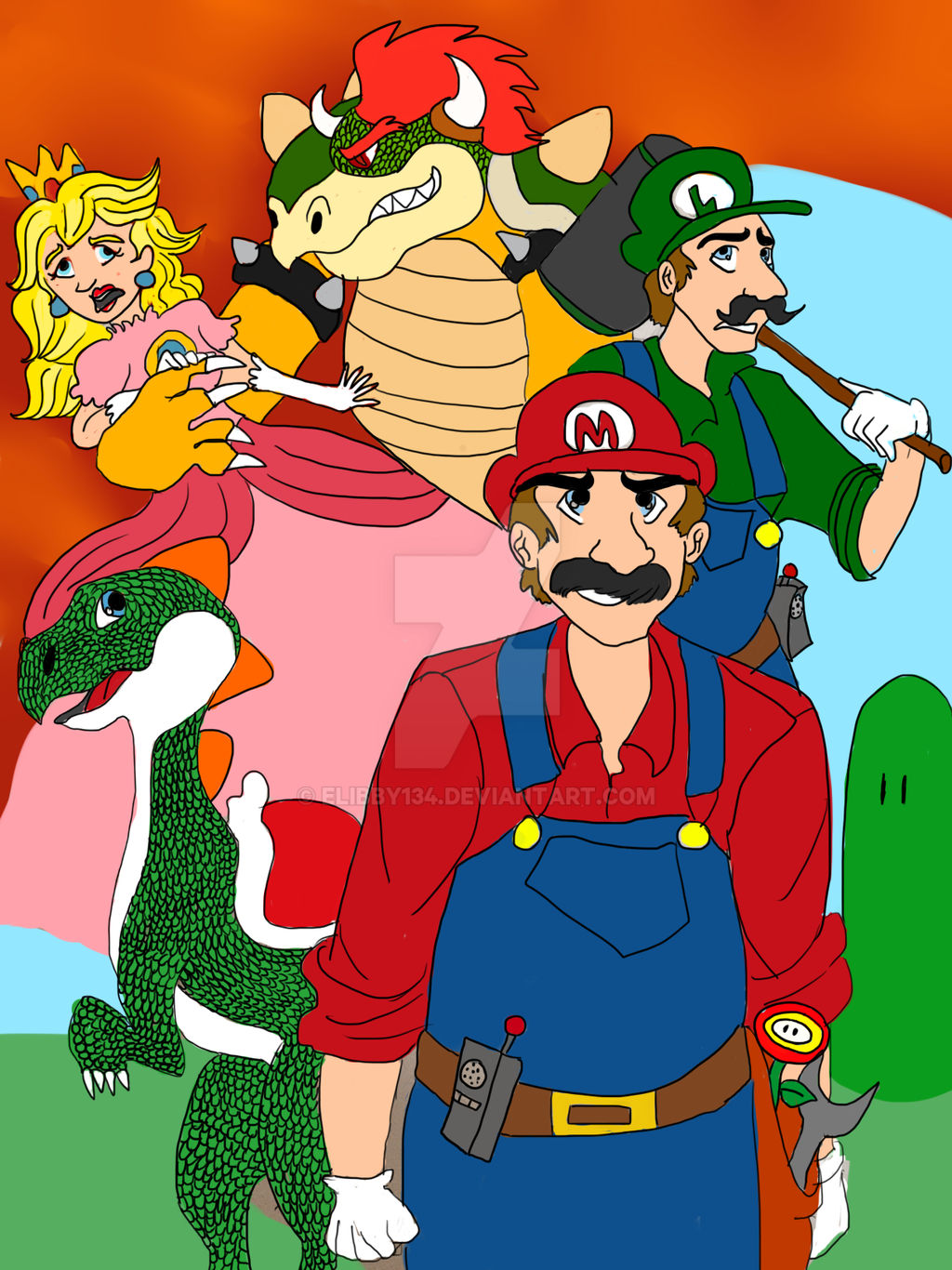 Deviantart Real Life Mario Bros In Real Life! by Elibby134 on DeviantArt