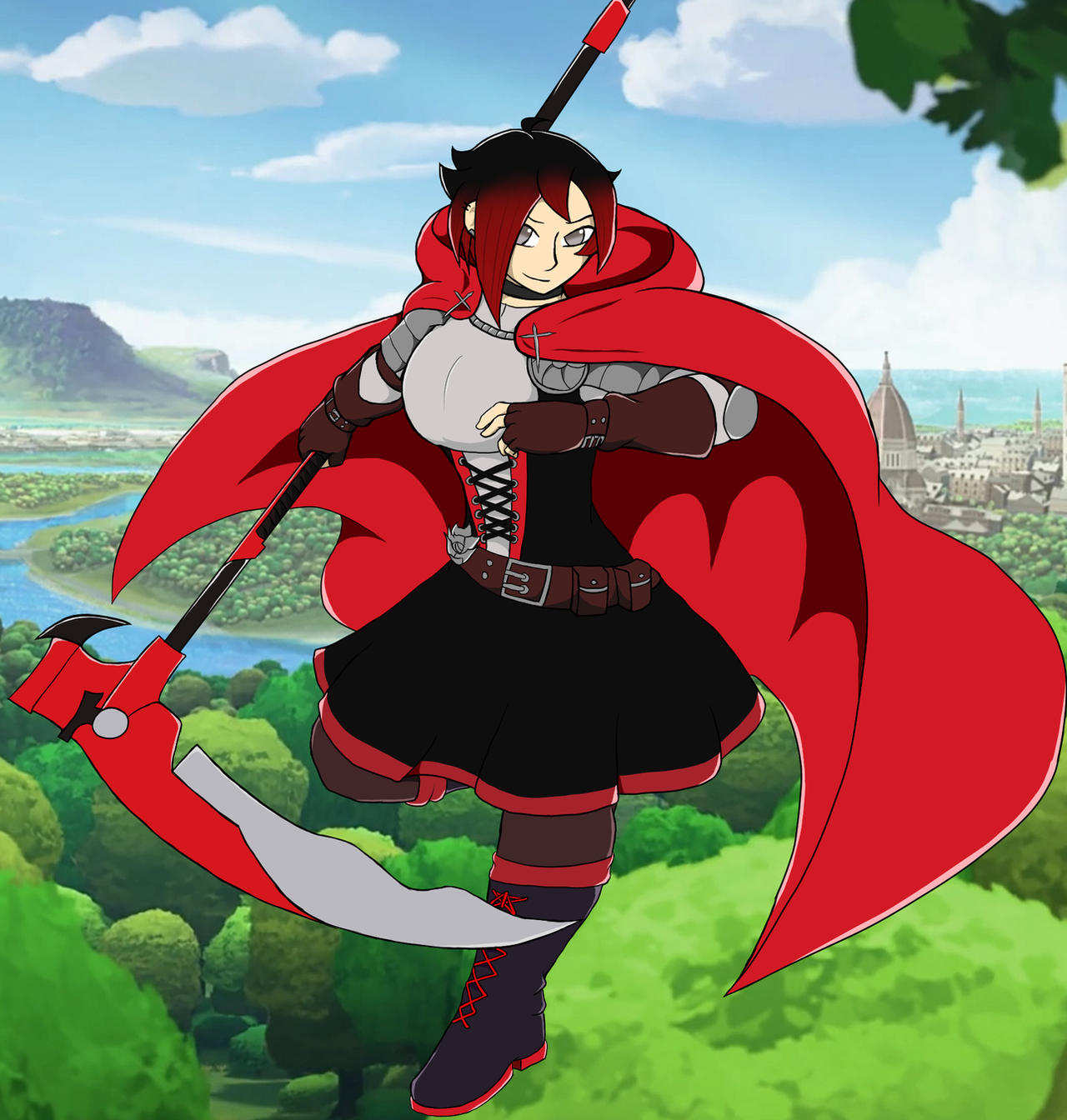 Ruby Dc With Ruby Rose Dominant of Light by ShadowMan-DDT on DeviantArt
