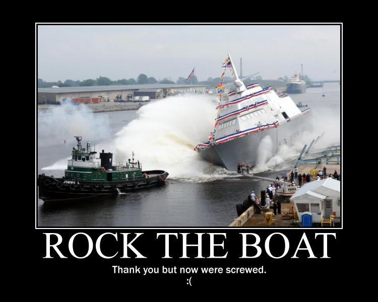 Boat Rocking Meme Don't rock the boat by Drack99 on DeviantArt
