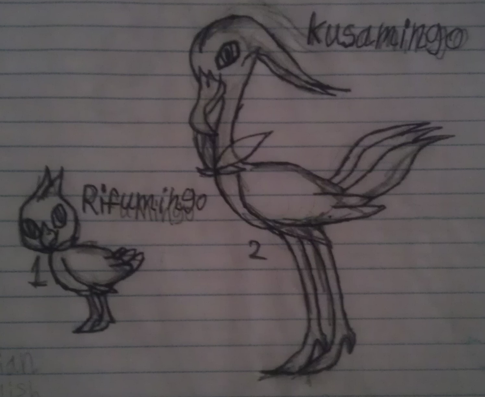 Flamingo Fakemon Sketches by Phin-and-Ferb-fan101 on DeviantArt