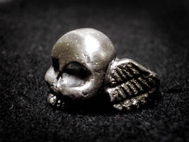 Winged Skull Ring