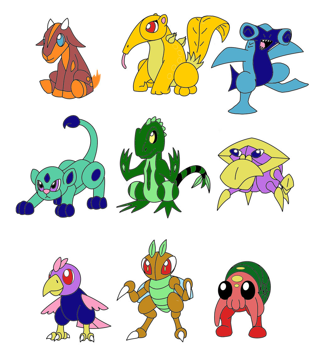 Soulknight18's Fake Pokemon Starters Shiny