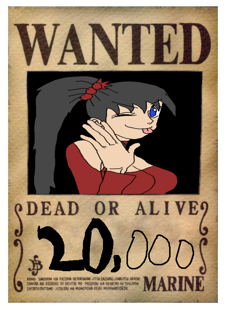 Bishodas Wanted Poster one piece style