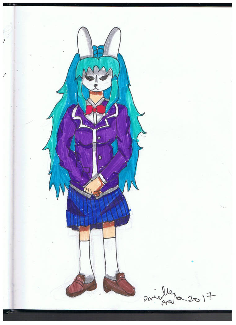 Rabbit Mask Girl by animebaka94 on DeviantArt