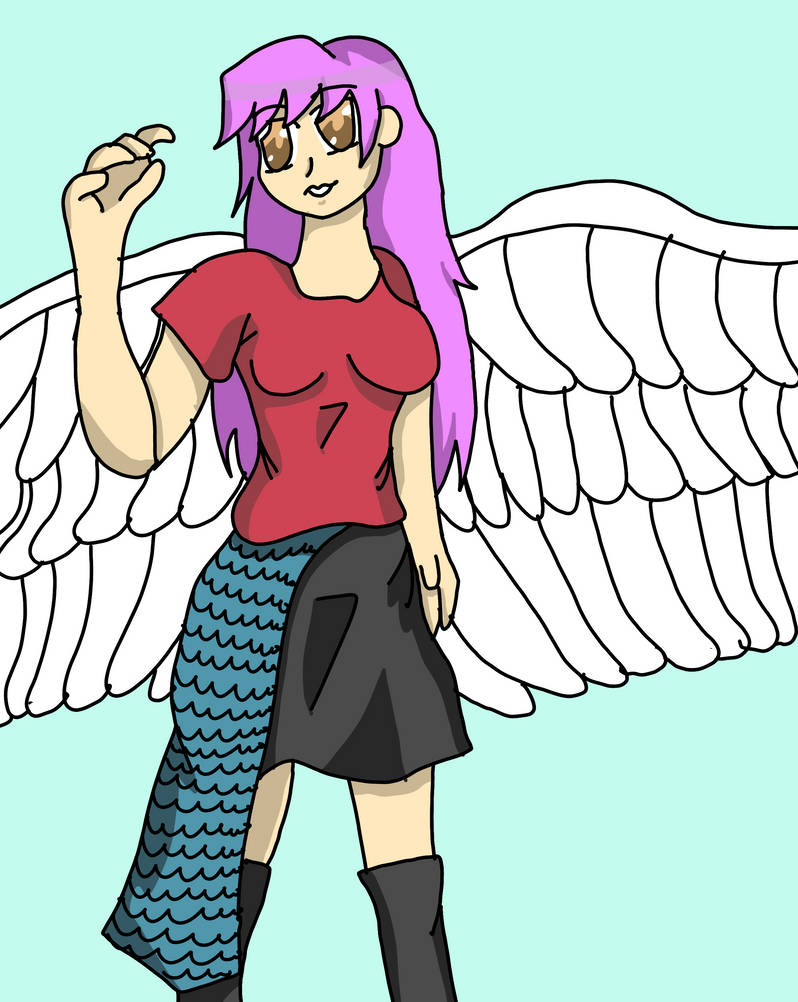 Random Angel Things Random Angel Girl Redraw 2024 (colored) by animebaka94 on DeviantArt