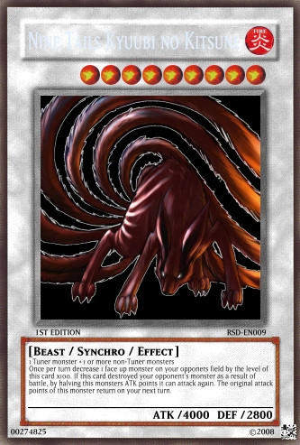 nine tailed fox yugioh card Custom Nine-Tailed Fox/Ninetales Shadowbox Alteration You can Tribute 2 monsters Nine Tails Kyuubi no Kitsune
