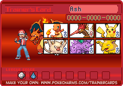 Pokemon FR Trainer Card 1