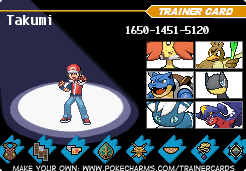 Pokemon X Trainer Card