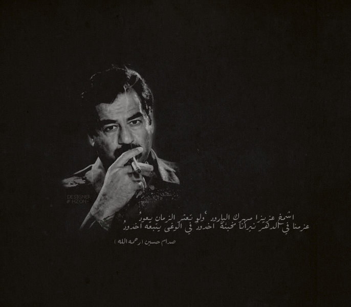 Saddam Hussein by HZON on DeviantArt Saddam Hussein by HZON on DeviantArt