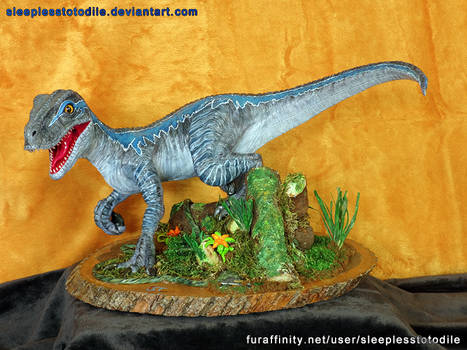 Blue the Raptor Sculpt - Jurassic World