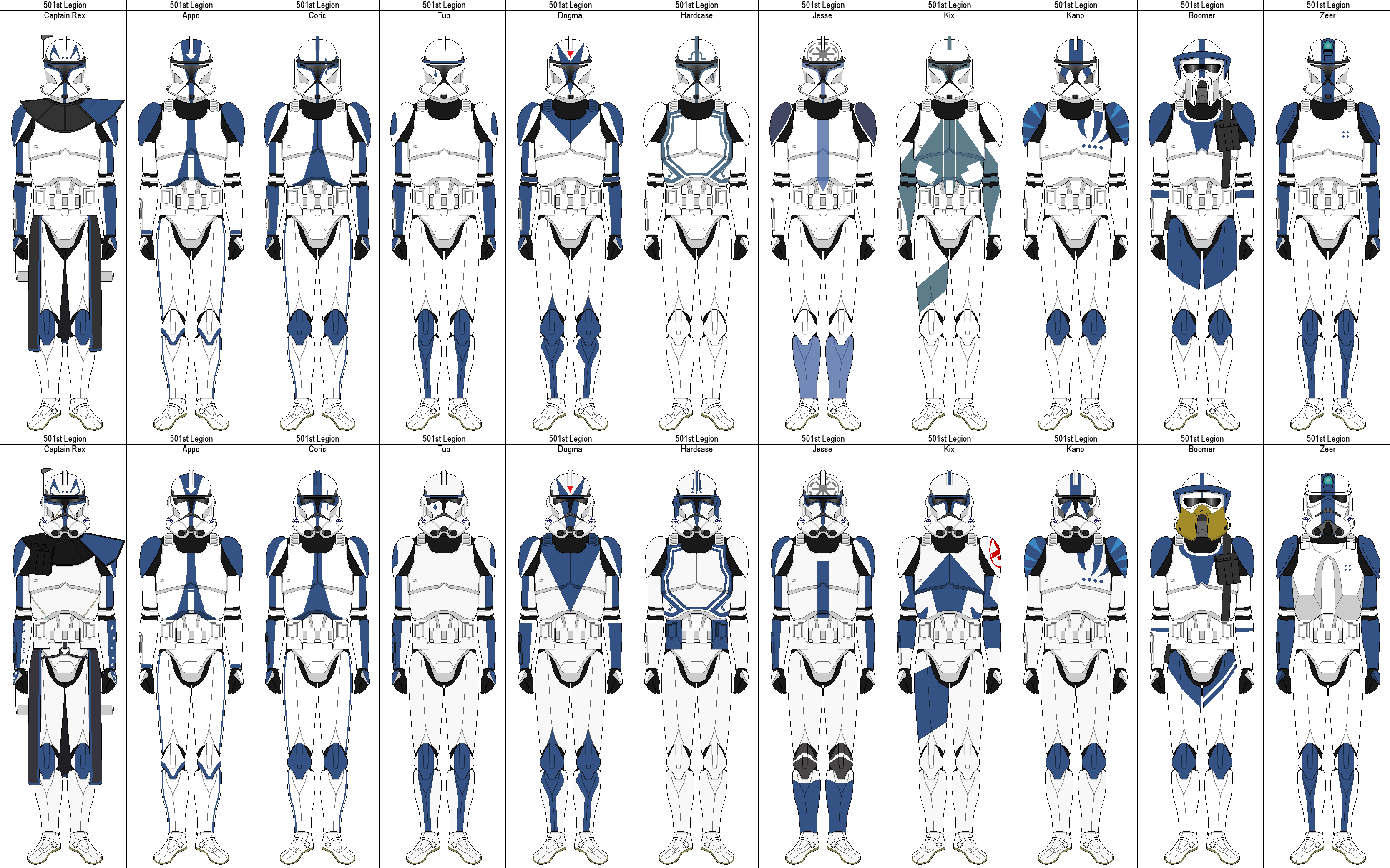 501st Phase 1 and Phase 2 by MarcusStarkiller on DeviantArt