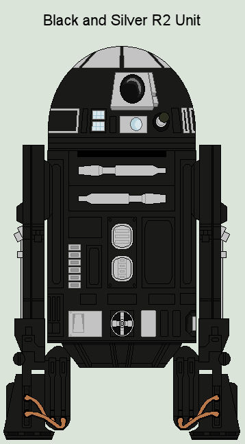 Grey R2 Unit Black and Silver R2 Unit 2 by MarcusStarkiller on DeviantArt
