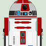 Black, Blue, Red, Silver and White R2 Unit