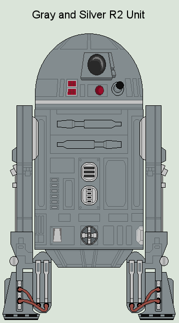 Custom Disney R2 Unit Gray and Silver R2 Unit by MarcusStarkiller on DeviantArt