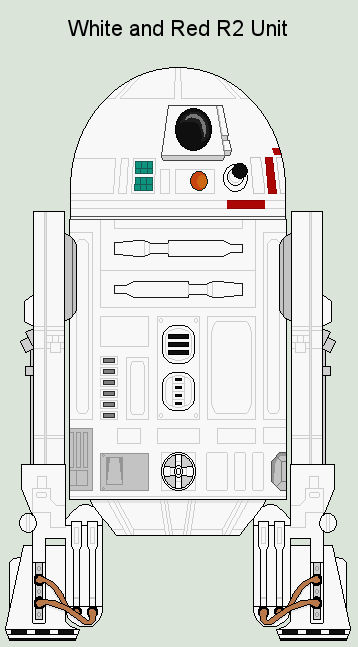 White and Red R2 Unit by MarcusStarkiller on DeviantArt