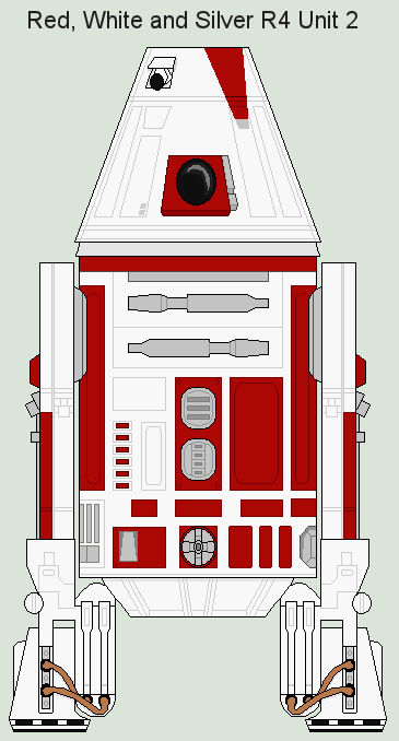 Red Core R4 Red, White and Silver R4 Unit 2 by MarcusStarkiller on DeviantArt