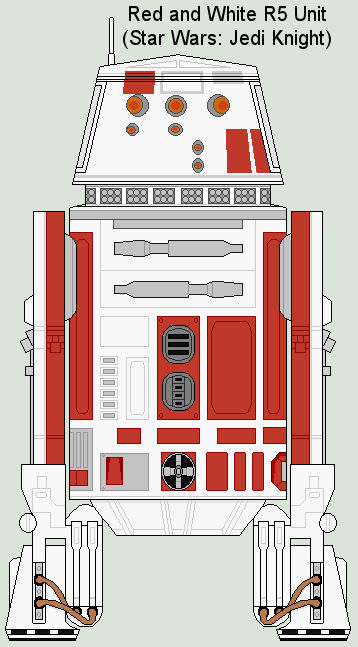 Red and White R5 Unit Jedi Knight by MarcusStarkiller on DeviantArt