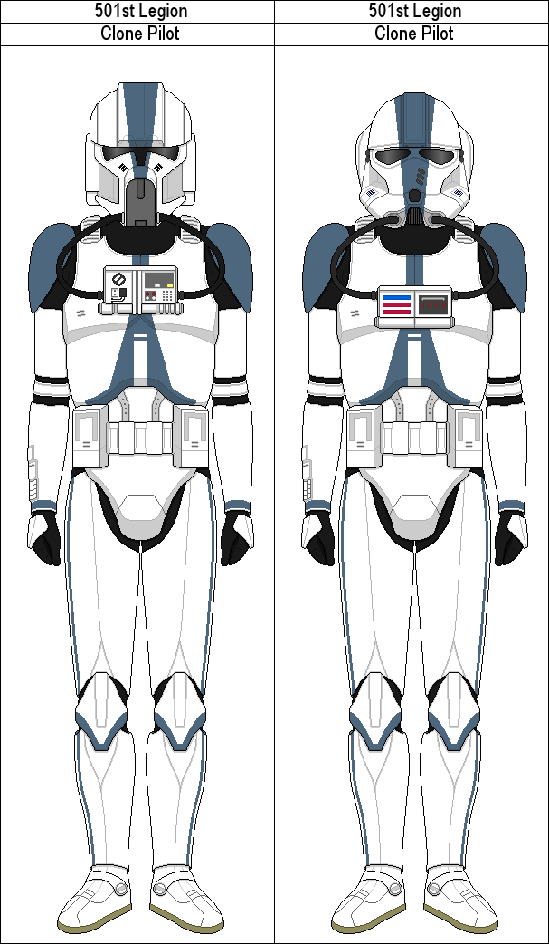 Pilot Armor Deviantart Phase 2 Armor 501st Pilots by MarcusStarkiller on DeviantArt