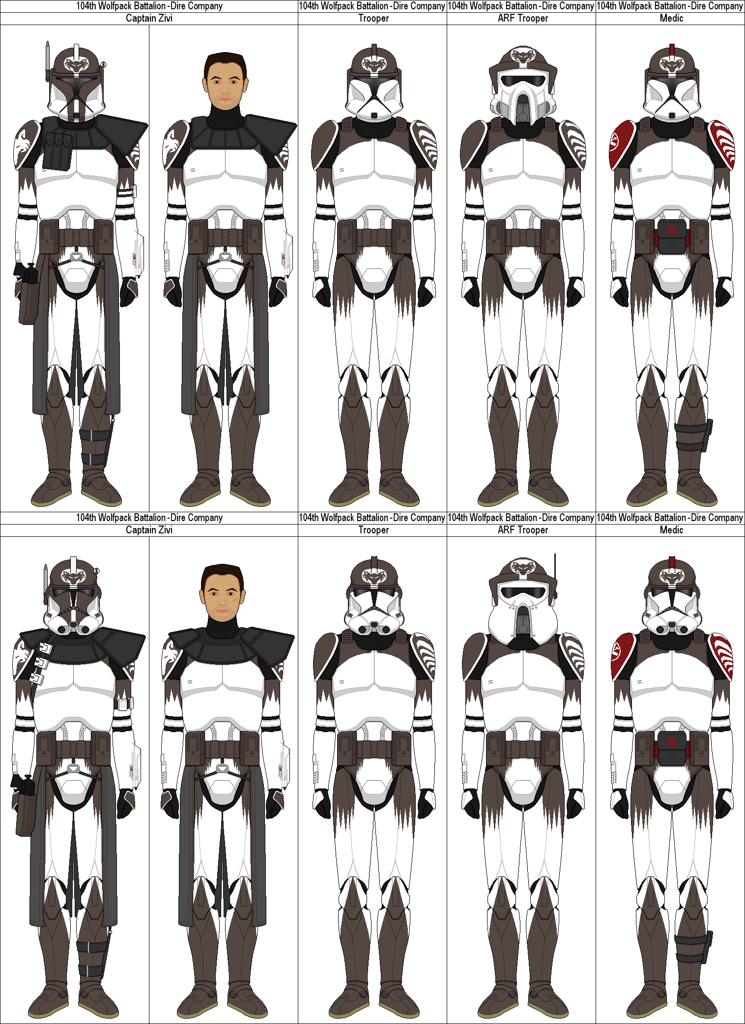 104th Wolfpack Battalion - Dire Company by MarcusStarkiller on DeviantArt