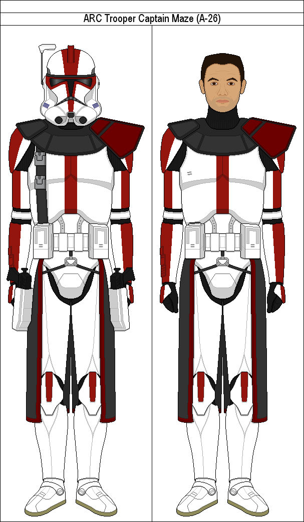 Null Class Clones ARC Trooper Captain Maze by MarcusStarkiller on DeviantArt