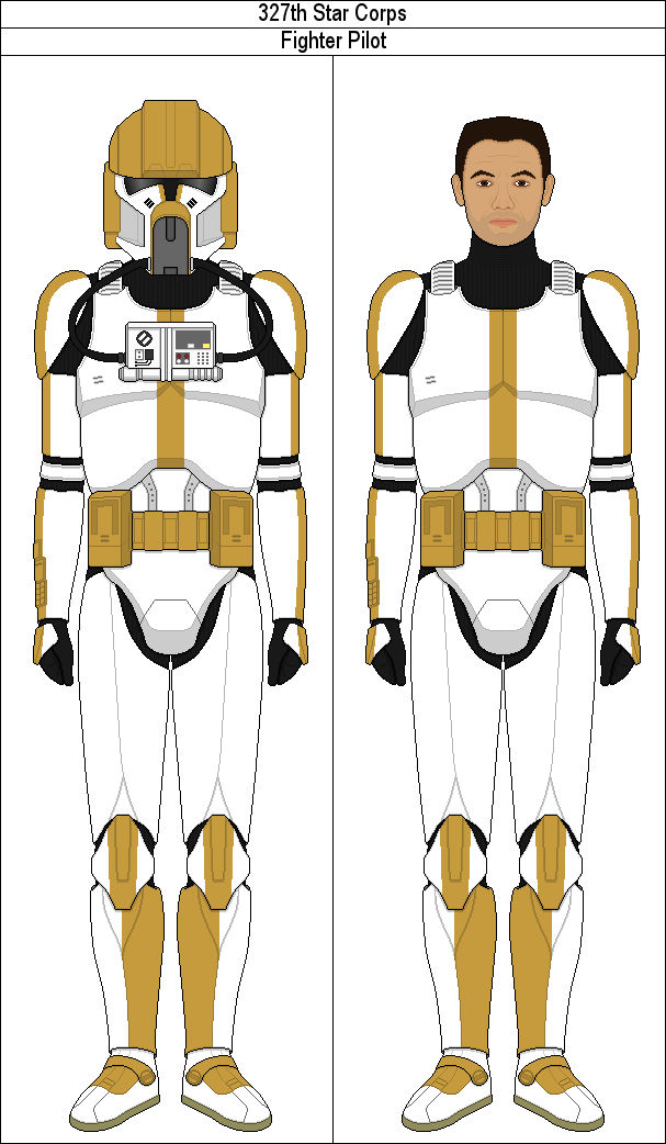 327th Star Corps Fighter Pilot by MarcusStarkiller on DeviantArt