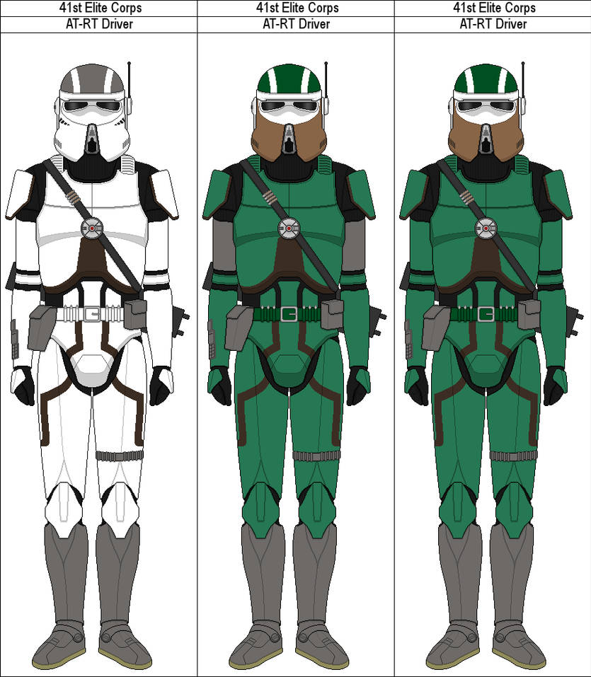 41st Elite Corps AT-RT Driver by MarcusStarkiller on DeviantArt