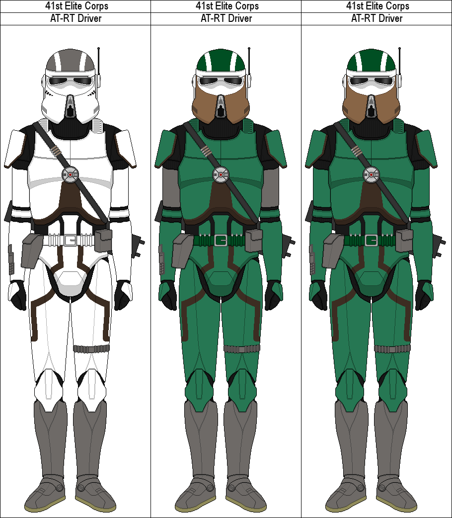 41st Elite Corps AT-RT Driver by MarcusStarkiller on DeviantArt
