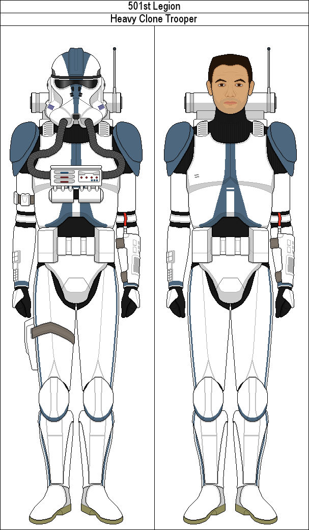 501st Legion Heavy Clone Trooper by MarcusStarkiller on DeviantArt