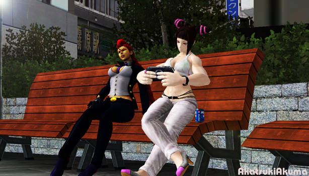 Viper and Juri visit the park