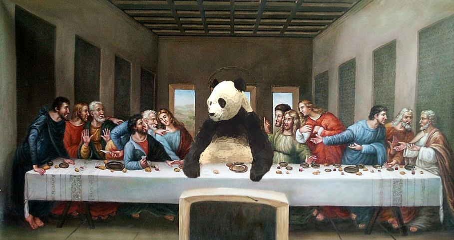 Last Panda Supper by Clint