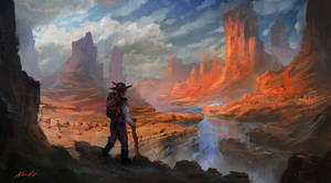 The Hiker by Adam-Varga The Hiker by Adam-Varga