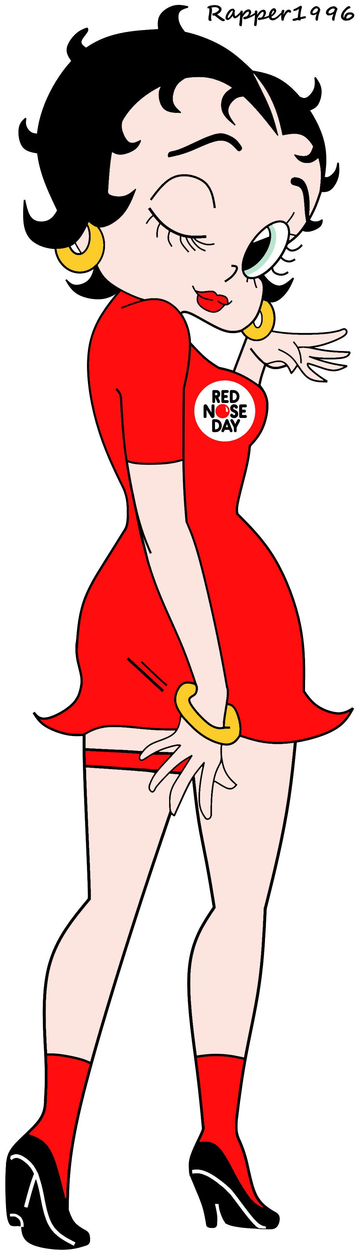 Betty Boop Anime Comic Relief Render