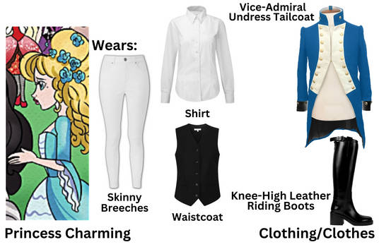 Princess Charming's Admiral Outfit (Template 1)