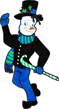 Shiverton Snowman (Blue Outfit/gelfnig)