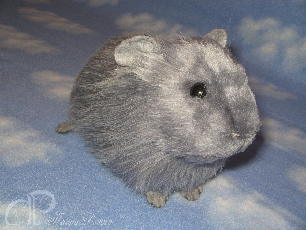 Big Guinea Pig Plushie - Blue Cloud