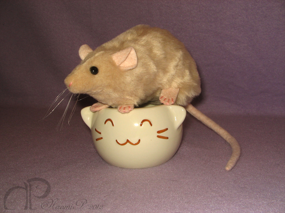 Beige Rat Plushie v.2