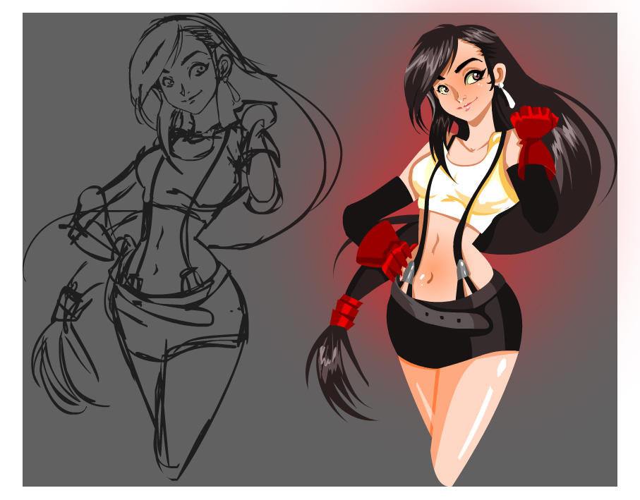 Fanart : Tifa by LittleMiky Fanart : Tifa by LittleMiky