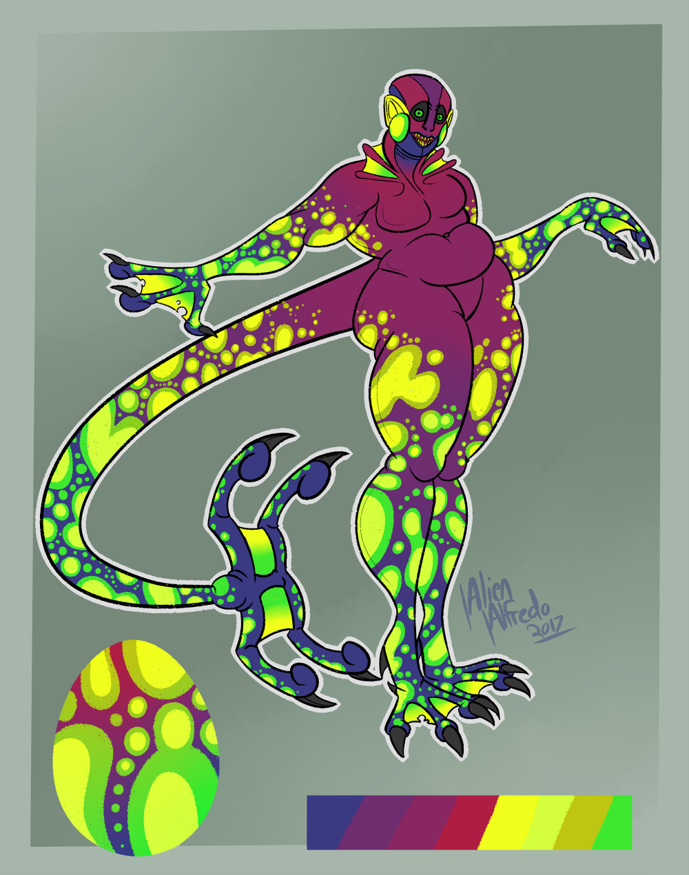 Egg Adopt - BattleFerrets - Toxic Lava Lamp