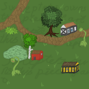 Swamp town map for Sweeptets by Sasiadragon