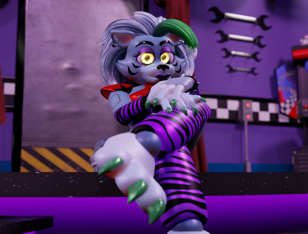 Shadow Roxy Fnaf Roxy: how are ya? by MattShadow2005 on DeviantArt