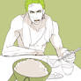 Zoro eats Katsu